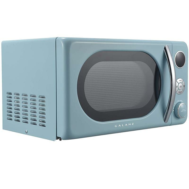 電子レンジ20L700WレトロGalanzGLCMKA07BER-070.7Retrocu.Ft.700-WattCountertopMicrowave,BebopBlue家電