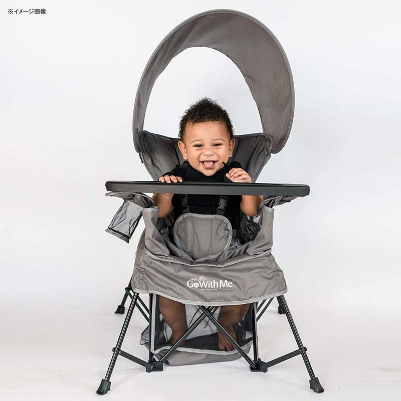 子供用折り畳みイス日除け付グレーアウトドアキャンプBabyDelightGowithMeChair|Indoor/OutdoorChairwithSunCanopy|Gray