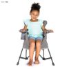 子供用折り畳みイス日除け付グレーアウトドアキャンプBabyDelightGowithMeChair|Indoor/OutdoorChairwithSunCanopy|Gray