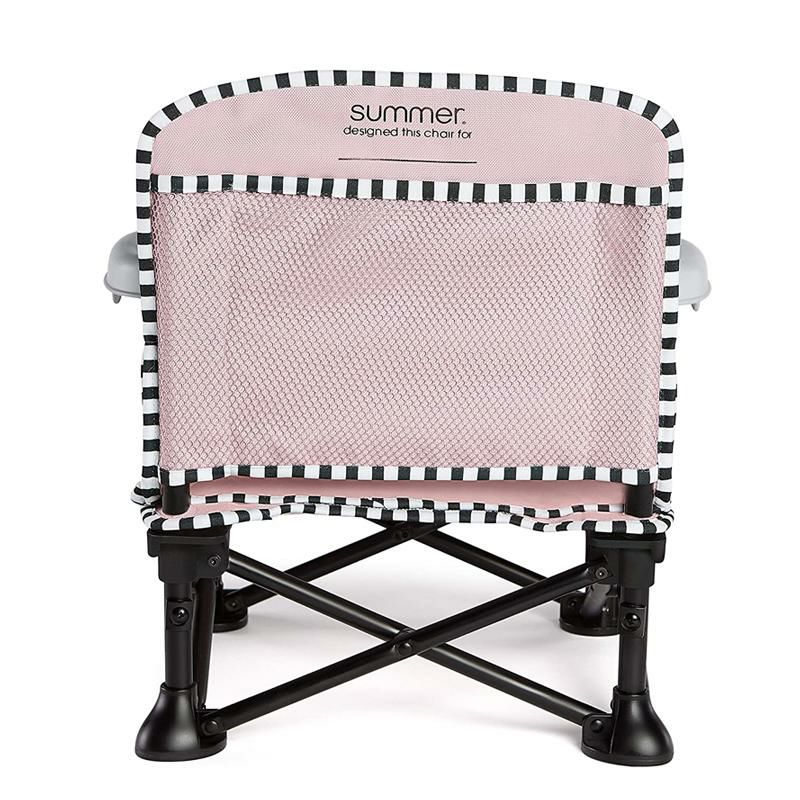 子供用折り畳みイスSummerPop‘nSitSEBoosterChair,SweetLifeEdition,BubbleGumColor?BoosterSeatforIndoor/OutdoorUse?Fast,EasyandCompactFold