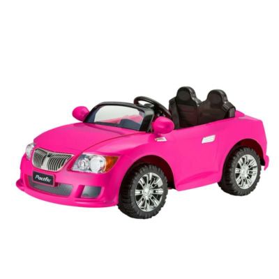 乗用玩具 子供用 電動自動車 ピンク コンバーチブル オープンカー 乗り物 電気 12V Kid Trax Pink Convertible KT1246
