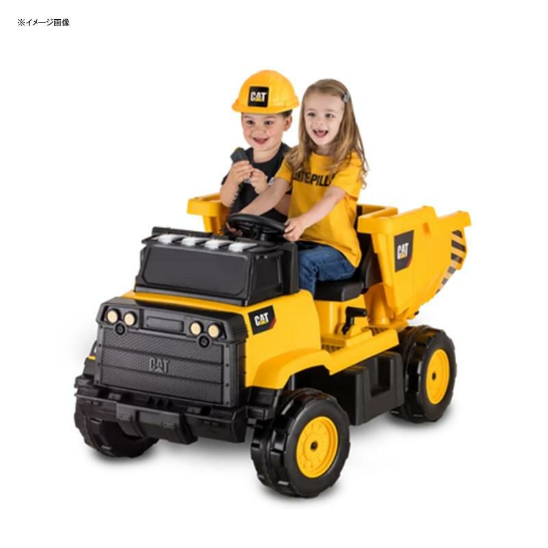 乗用玩具 子供用 電動自動車 CAT ダンプ トラック 乗り物 電気 カー