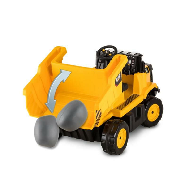 乗用玩具 子供用 電動自動車 CAT ダンプ トラック 乗り物 電気 カー Kid Trax CAT Mining Dump Truck  KT1421TG | アルファエスパス