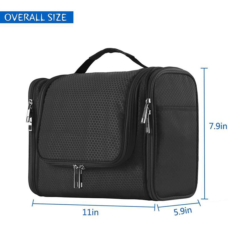 トラベルバッグ大容量フック付パッキング仕分けバッグインバッグ旅行ExtraLargeCapacityHangingToiletryBagforMen&Women,PortableWaterproofBathroomShowerBag,LightweightDoppkitShavingBag,SturdyMetalHookOrganizerMakeupBag