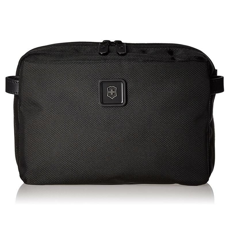 ポーチ旅行トラベルブラック黒ビクトリノックスVictorinoxLexicon2.0ParcelZip-AroundToiletryKit,Black