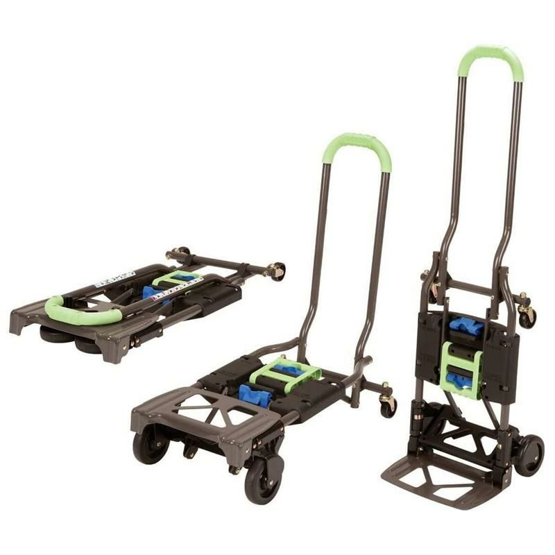 1台2役 台車 折り畳み カート ハンドトラック 最大135kg コンパクト Cosco Shifter 300-Pound Capacity  Multi-Position Heavy Duty Folding Hand Truck and Dolly, Green - 12222PBG1E  | アルファエスパス