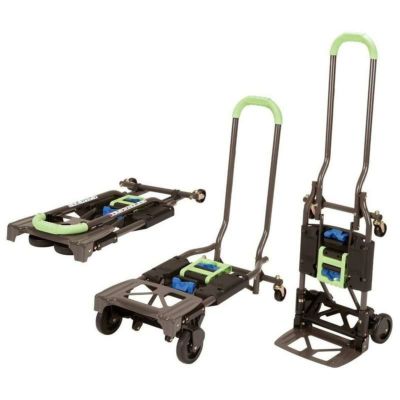 1台2役台車折り畳みカートハンドトラック最大135kgコンパクトCoscoShifter300-PoundCapacityMulti-PositionHeavyDutyFoldingHandTruckandDolly,Green-12222PBG1E