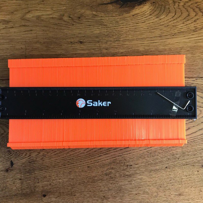 不規則な形状をコピー型取りゲージ長さ25cmDIY工具SakerContourGauge(10InchLock)ProfileTool-AdjustableLock-PreciselyCopyIrregularShapeDuplicator-IrregularWeldingWoodworkingTracing-MustHaveToolforDIYHandyman,Construction