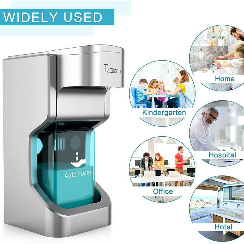 泡ソープディスペンサー電池式500ml電動センサーフォーム石鹸TESECUAutomaticSoapDispenserTouchlessFoamingSoapDispenserBathKitchenCountertopSoapDispenserwithInfraredMotionSensor,Waterproof,500mlLargeCapacity