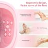 フットバス温度調節マッサージローラーバブルフットスパFootBathMassagerwithHeatBubblesVibrationand14MassageRollers,FootSpaBasinPedicureSoakingFeetwithAdjustableTemperatureandAutoShut-Off,SootheTiredFeetPressure家電