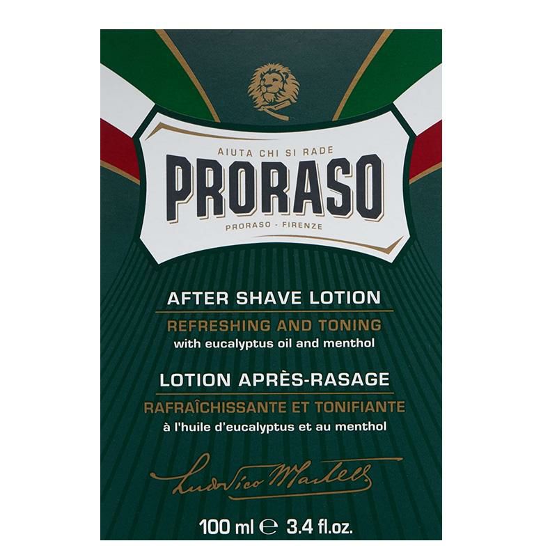 Prorasoアフターシェーブローションリフレッシュ100mlイタリアProrasoAfterShaveLotion,RefreshingandToning,3.4FlOz