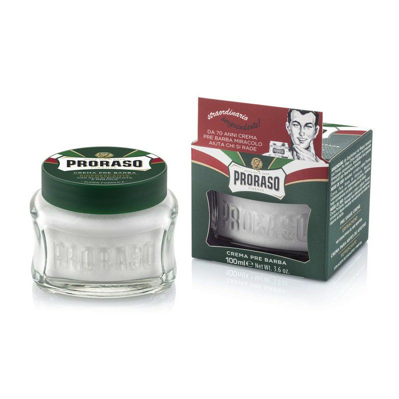 Prorasoプレシェーブクリームリフレッシュ100mlイタリアProrasoPre-ShaveCream,RefreshingandToning,3.6oz