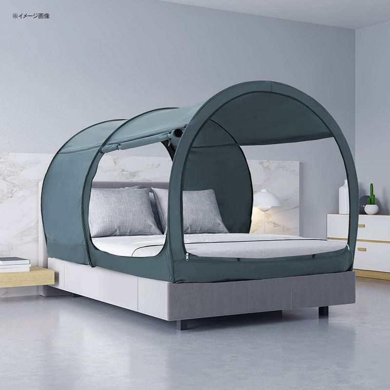 ベッドテント屋内用ポップアッププライバシーBedTentDreamTentsBedCanopyShelterCabinIndoorPrivacyWarmBreathablePopUpFullSizeforKidsandAdultPatentPendingPitchBlack(MattressNotIncluded)