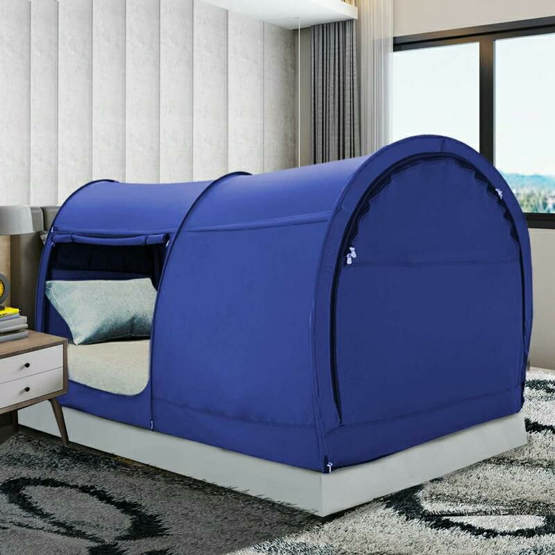 ベッドテント屋内用ポップアッププライバシーBedTentDreamTentsBedCanopyShelterCabinIndoorPrivacyWarmBreathablePopUpforKidsandAdult