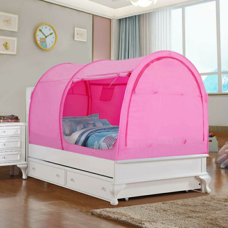 ベッドテント屋内用ポップアッププライバシーBedTentDreamTentsBedCanopyShelterCabinIndoorPrivacyWarmBreathablePopUpforKidsandAdult