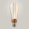 デザイン電球LEDクリア80ルーメン3WE26ST64GlobeElectric31090SynergyLEDBulb,Clear