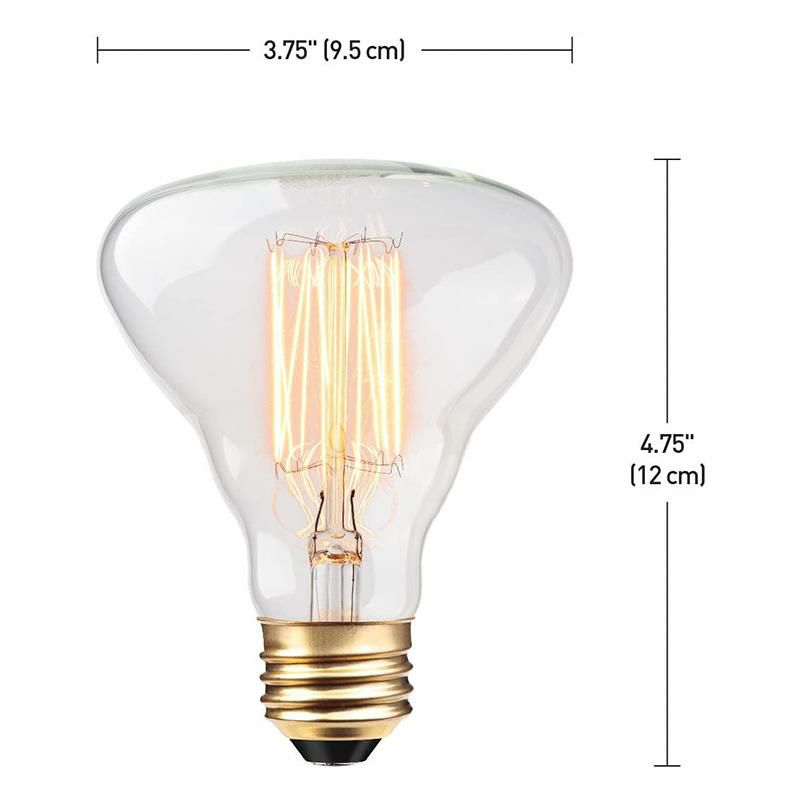 デザイン電球白熱球ラボビンテージ40WE26GlobeElectric84654Designer40WLaboVintageBulb