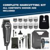 電動バリカン専用ケースケープコームハサミ静かセルフカット散髪刈り上げWahlClipperEliteProHigh-PerformanceHomeHaircut&GroomingKitforMen?ElectricHairClipper&Trimmer?Model79602家電