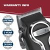 電動バリカン専用ケースケープコームハサミ静かセルフカット散髪刈り上げWahlClipperEliteProHigh-PerformanceHomeHaircut&GroomingKitforMen?ElectricHairClipper&Trimmer?Model79602家電