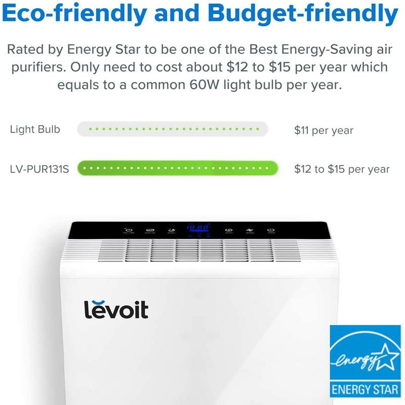 空気清浄機HEPAフィルター消臭静音54畳AlexaGoogleHome接続可能LEVOITSmartWiFiAirPurifierforHomeLargeRoomwithTrueHEPAFilter,AirCleane,LV-PUR131S家電