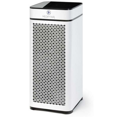 空気清浄機 HEPAフィルター 消臭 96畳 Medify MA-40 2.0 Medical Grade Filtration H13 True HEPA for 840 Sq. Ft. Air Purifier, 99.97% | Modern Design - White 家電