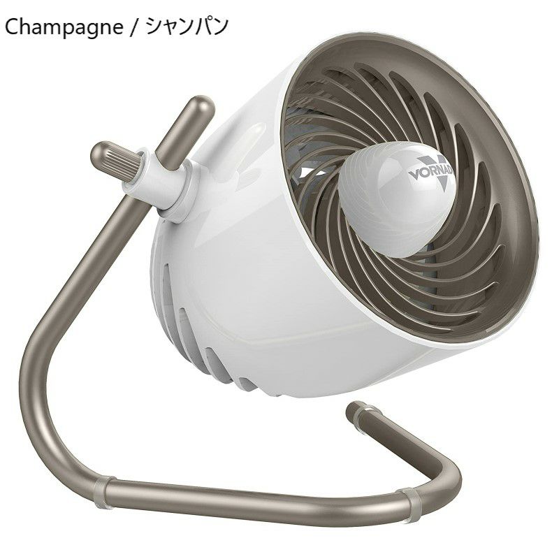 エアサーキュレーターパーソナルファン扇風機ピボット直径10cmボルネードVornadoPivotPersonalAirCirculatorFan,Champagne家電