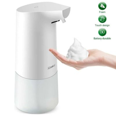 泡 ソープディスペンサー 電池式 Aeakey Soap Dispenser, Electric Automatic Foaming Soap Dispenser Touchless Battery Operated Adjustable Soap Dispenser Volume Control Switch for Bathroom Kitchen Toilet O