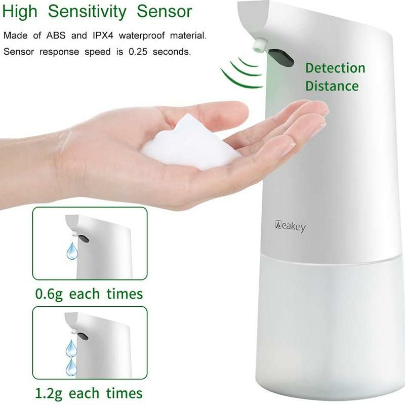 泡ソープディスペンサー電池式AeakeySoapDispenser,ElectricAutomaticFoamingSoapDispenserTouchlessBatteryOperatedAdjustableSoapDispenserVolumeControlSwitchforBathroomKitchenToiletOfficeHotel家電