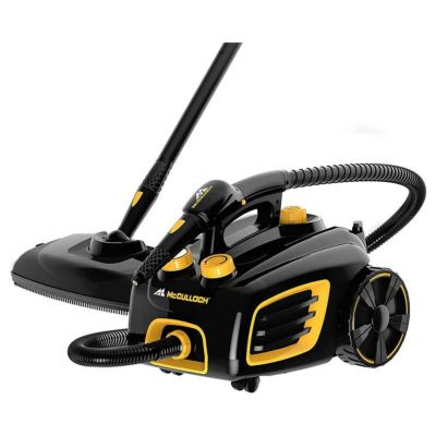 スチームクリーナー アクセサリー20種 ロングコード McCulloch MC1375 Canister Steam Cleaner with 20 Accessories, Extra-Long Power Cord, Chemical-Free Cleaning for Most Floors, Counters, Appliances, Windo