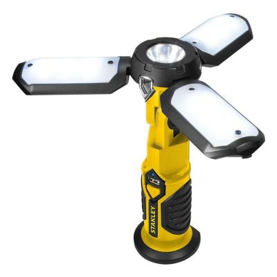 充電式 LEDライト 最大300ルーメン 磁石付 懐中電灯 自立可能 USB スタンレー STANLEY SAT3S Rechargeable 300 Lumen Lithium Ion LED Satellite Work Light with USB Power Charger