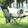 折りたたみ椅子フットレスト付メッシュチェアーアウトドアキャンプビーチOUTDOORLIVINGSUNTIMECampingFoldingPortableMeshChairwithRemovabelFootrest