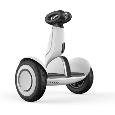 セグウェイナインボットSプラスSegwayNinebotS-PlusSmartSelf-BalancingElectricScooterwithIntelligentLightingandBatterySystem,RemoteControlandAuto-FollowingMode,White家電