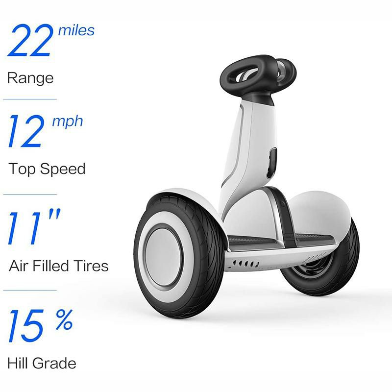 セグウェイナインボットSプラスSegwayNinebotS-PlusSmartSelf-BalancingElectricScooterwithIntelligentLightingandBatterySystem,RemoteControlandAuto-FollowingMode,White家電