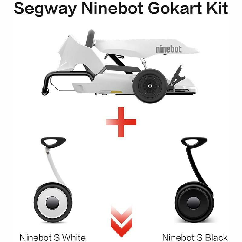 セグウェイナインボット用ゴーカートキットアクセサリー※本体別売SegwayNinebotElectricGoKartDriftKit,OutdoorRacerPedalCar,RideOnToys,requiresSegwayminiPROorNinebotS(soldseparately),White