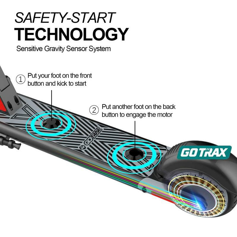 子供向け電動スクーターキックスターターGotraxGKSElectricScooterforKidsAgeof6-12,Kick-StartBoostandGravitySensorKidsElectricScooter,6"WheelsULCertifiedEScooter