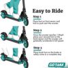子供向け電動スクーターキックスターターGotraxGKSElectricScooterforKidsAgeof6-12,Kick-StartBoostandGravitySensorKidsElectricScooter,6