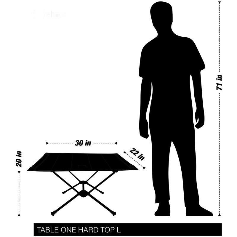 ヘリノックス折りたたみテーブルブラックアウトドアキャンプHelinoxTableOneHardTopLightweight,Collapsible,Portable,OutdoorCampingTable