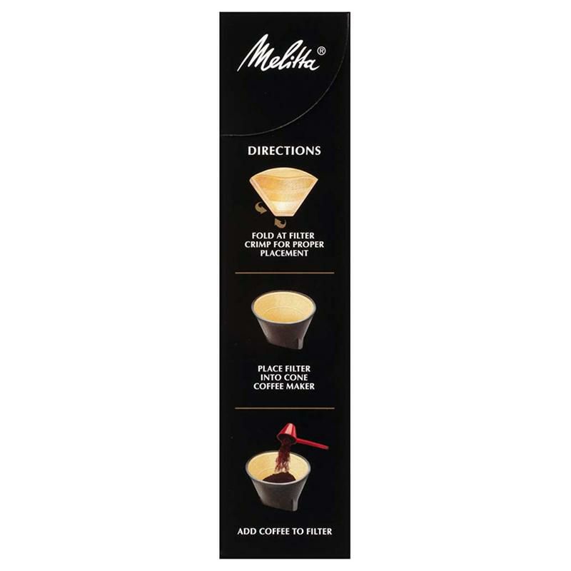 コーンコーヒーフィルター8～12カップ480枚グルメメリタナチュラルブラウンMelitta#4NaturalBrownGourmetConeCoffeeFilters,80Count(Packof6)