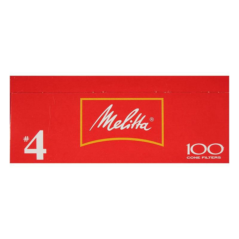 コーンコーヒーフィルター8～12カップ600枚メリタホワイトMelitta#4ConeCoffeeFilters,White,100Count(Packof6)