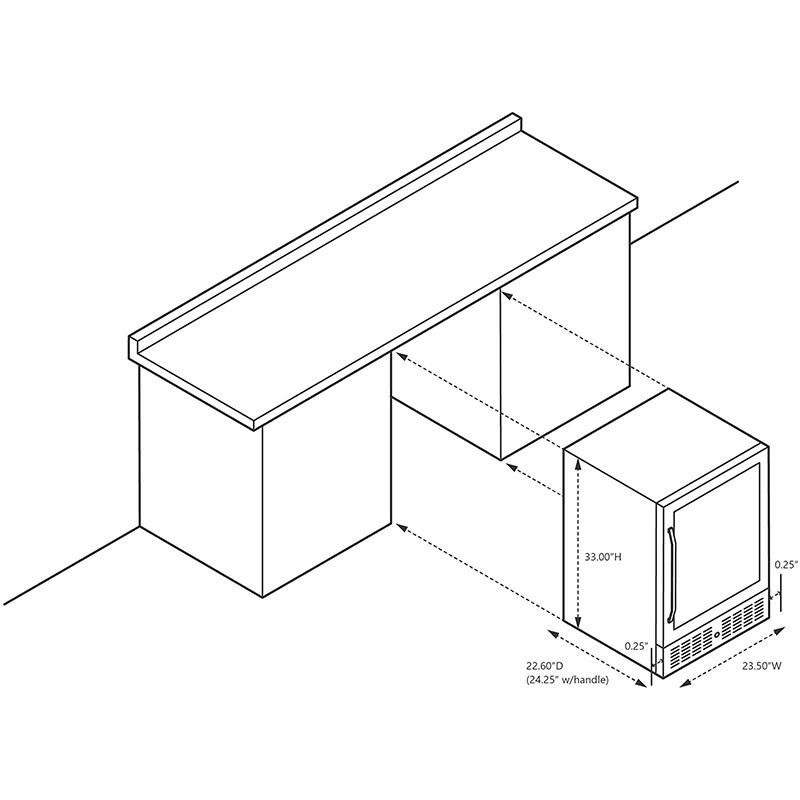 冷蔵庫ビルトイン最大177缶ビバレッジクーラーガラスドアステンレスニューエアーNewAirBuilt-InBeverageCoolerandRefrigerator,StainlessSteelMiniFridgewithGlassDoor,177CanCapacity,ABR-1770家電