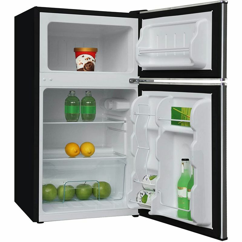 冷蔵庫ミニ90Lステンレスフリッジデール2ドアFrigidaire3.2cuftCompactFridgeSilver2door家電