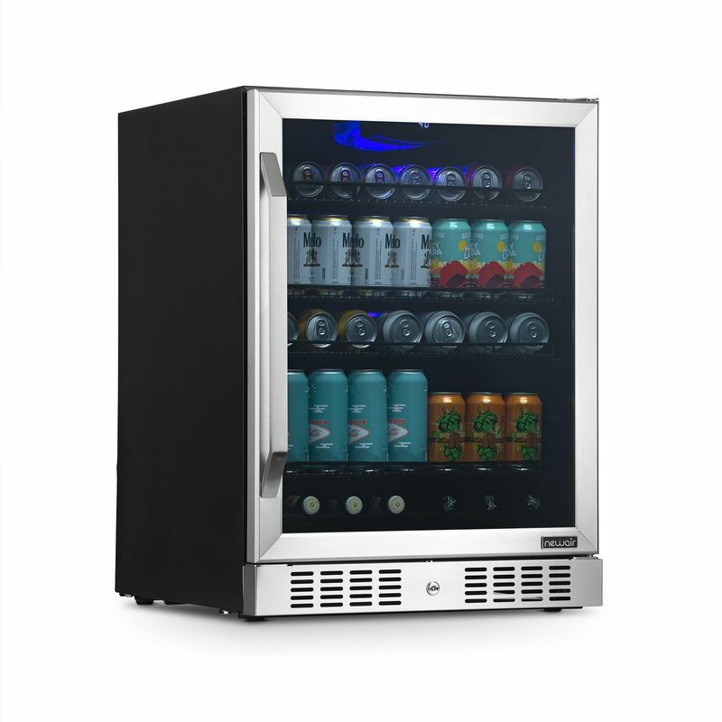 冷蔵庫ビルトイン最大177缶ビバレッジクーラーガラスドアステンレスニューエアーNewAirNBC177BeverageCooler,177Can,StainlessSteel家電