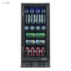 冷蔵庫ビルトイン最大96缶ビバレッジクーラーガラスドアブラックステンレスニューエアーNewAirNBC096BS00BeverageFridge,96Can,BlackStainlessSteel家電