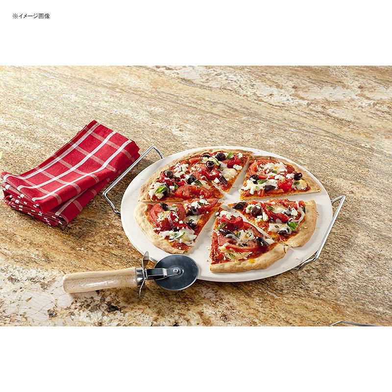 ピザストーン 直径33cm カッター付 カルゾーネ フラットブレッド クッキー ノルディックウェア Nordic Ware, Tan Pizza  Stone Set | アルファエスパス