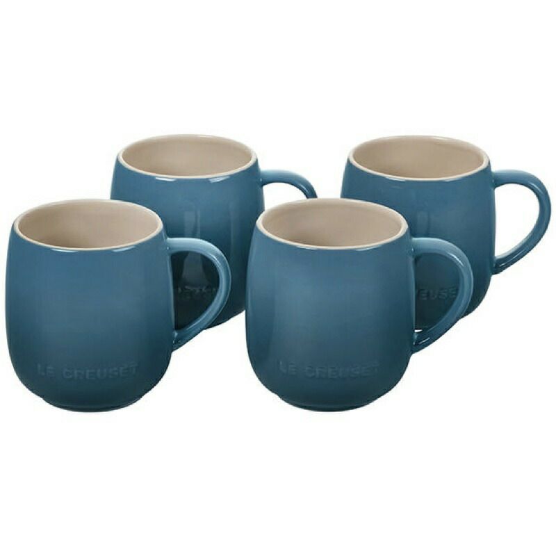 ヘリテージマグ380ml4個セットルクルーゼルクルゼLeCreusetPG70433A-1342Setof(4)HeritageMug,13oz.Each,CoastalBlue,380ml