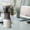 コールドブリューポータブルコーヒーメーカー1LステンレスフィルターBPAフリーAsobuColdbrewPortableColdBrewCoffeeMakerWithaVacuumInsulated1LiterStainlessSteel18/8CarafeBpaFree(White)