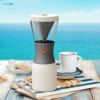 コールドブリューポータブルコーヒーメーカー1LステンレスフィルターBPAフリーAsobuColdbrewPortableColdBrewCoffeeMakerWithaVacuumInsulated1LiterStainlessSteel18/8CarafeBpaFree(White)