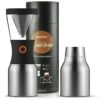 コールドブリューポータブルコーヒーメーカー1LステンレスフィルターBPAフリーAsobuColdbrewPortableColdBrewCoffeeMakerWithaVacuumInsulated1LiterStainlessSteel18/8CarafeBpaFree(White)