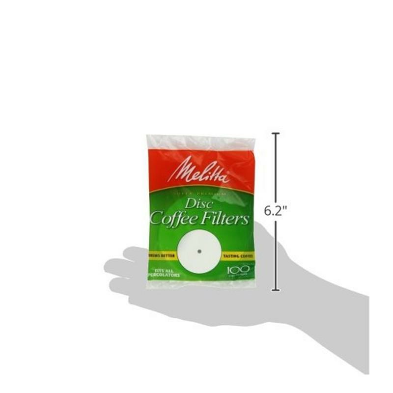 ディスクコーヒーフィルターパーコレーター用直径9cm2400枚メリタホワイトMelitta3.5PercolatorDiscCoffeeFilters,White,100Count(Packof24)