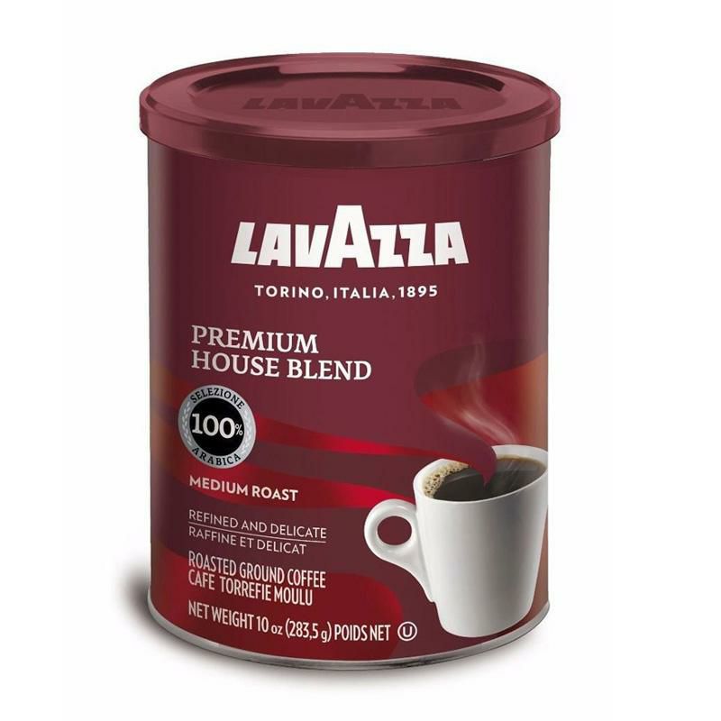 ラバッツァイタリアプレミアムハウスブレンドコーヒーミディアムロースト粉283g4缶セットLavazzaPremiumHouseBlendGroundCoffee,MediumRoast,10-OunceCans(Packof4)